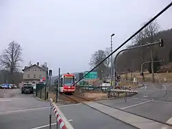 Haltepunkt Waldkirchen (Erzgeb), Vossloh Citylink auf der Erzgebirgsbahn nach Cranzahl