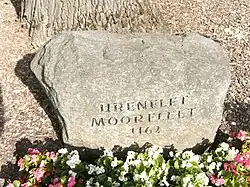Moorfleeter Kirchenweg, Gedenkstein: Gründung von Hamburg-Moorfleet