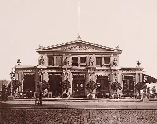 3. Bau des Alsterpavillons