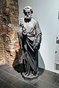 Petrusfigur aus dem früheren Chorraum im Museum
