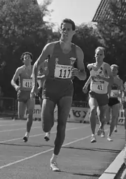 Han Kulker (auf dem Foto in führender Position) kam auf den neunten&nbsp;Platz