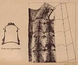 Pelzfutter aus 26 Zyperkatzenfellen (ein Fell und das halbe Futter)