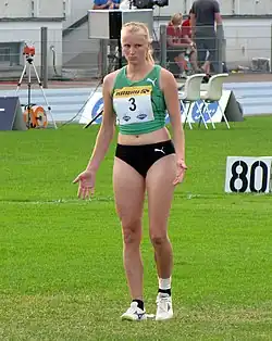 Hanna Grobler Rang neun mit 1,89&nbsp;m