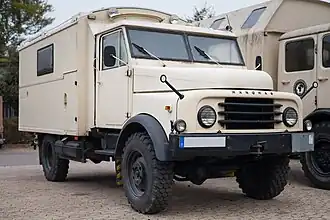 Umgerüsteter A-L 28 mit Kofferaufbau