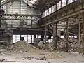 Stillgelegte Fertigungshalle, 2010 abgerissen