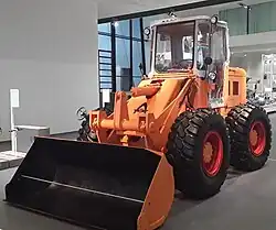 Museumsexponat Radlader