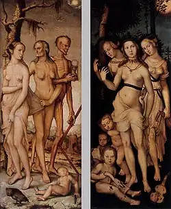 Hans Baldung, Lebensalter des Weibes, um 1540–1545, Prado
