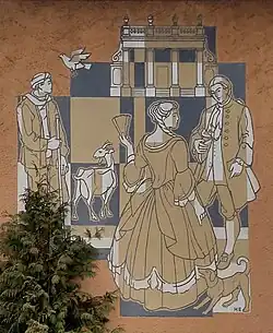 Bethli und Ruedi, die Gloriette der Campagne Oberried in Belp, nach dem 1901 erschienenen Roman Jä gäll, so geit's!, von Rudolf von Tavel