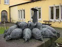 Hans Gerd Ruwe: Schäfer an der Tränke (1983)