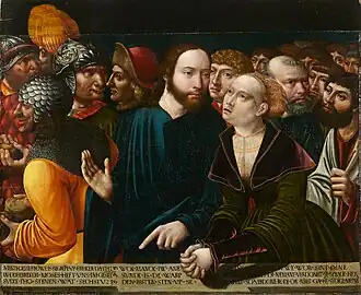 Christus und die Ehebrecherin (Hans Kemmer)