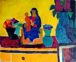 Madonna mit Kind, Öl auf Leinwand, circa 1950, Mittelrhein-Museum Koblenz