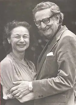 Hans J. Eysenck (1916–1997) mit Gattin Sybil