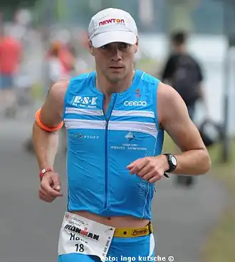 Hans Mühlbauer im Ironman Germany, 2009