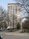 Hochhaus in der Klopstockstraße