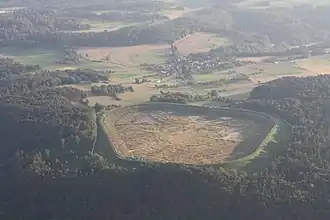 Das entleerte Oberbecken Deckersberg (2016)