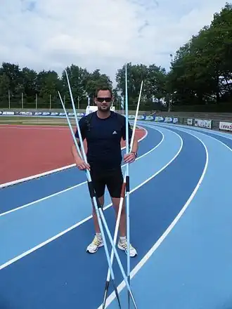 Gerhardus Pienaar Rang sieben mit 79,30&nbsp;m