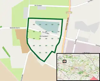 Übersichtskarte des Naturschutzgebiets