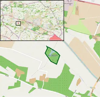 Übersichtskarte des Naturschutzgebiets