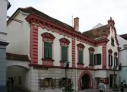 Altes Bürgerhaus in der Fußgängerzone