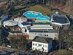 Die Sole-Therme hinter dem Kurpark Bad Harzburg