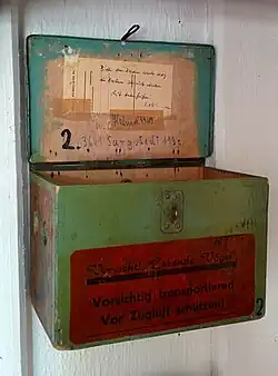 Transportbox für lebende Vögel