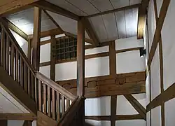 Treppenhaus in Fachwerk