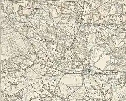 Hase-Binnendelta bei Quakenbrück um 1903