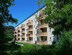 Block von Fred Forbát, Gartenfelder Straße 134