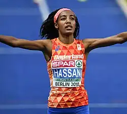 Aktuelle Weltrekordhalter: Mo Farah (Vereinigtes Königreich) und Sifan Hassan (Niederlande)
