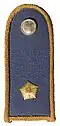 Schulterstück eines Chefinspekteurs (bis Juni 1987) bzw. Hauptinspekteurs (ab Juli 1987)