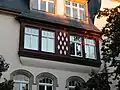 Erkerfenster im zweiten Obergeschoss