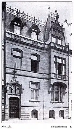 Um 1900 vor der Erweiterung von 1907