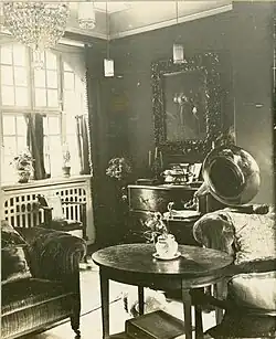 Wohnzimmer des Hauses zu Beginn des 20. Jh.