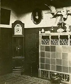 Diele des Hauses zu Beginn des 20. Jh.