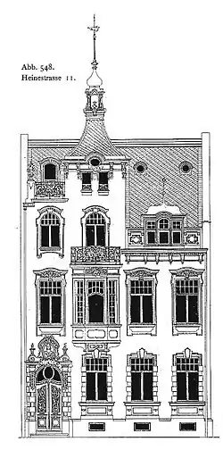 Aufriss Frontfassade