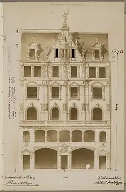 Haus Kaiserstraße 29; erbaut von der Baufirma Koch und Mayer um 1897 nach Entwürfen der Architekten Hermann Maute und Theodor Moosbrugger.