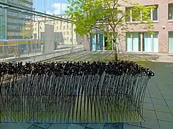 Installation Buchstabenfeld im östlichen Lichthof (2016)