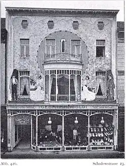 Schadowstraße 23, Vorderansicht