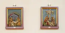 Die letzten beiden Kreuzwegstationen