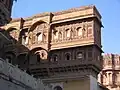 Jodhpur – Haveli im Mehrangarh-Palast (um 1900)