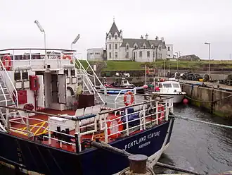 Hafen und Hotel von John o’ Groats