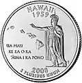 Entwurf des State Quarter für Hawaii, 2008