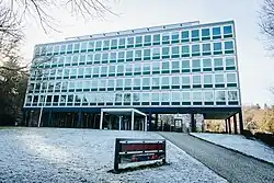 Hauptsitz der Sparkasse Goslar/Harz: Das ehemalige Verwaltungsgebäude der Unterharzer Berg- und Hüttenwerke