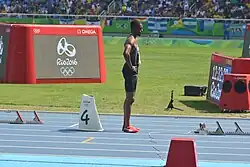 Brendon Rodney – ausgeschieden als Sechster in 10,36&nbsp;s