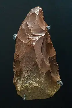 Handspitze, brauner Jaspis