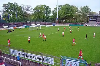 Heimspiel des FSV Gütersloh im Heidewaldstadion (Mai 2012)