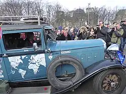 Am Brandenburger Tor im Hudson Greater Eight „Hudo“