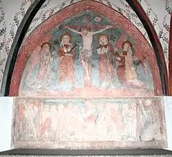 Kreuzigungsszene unter dem Lettner