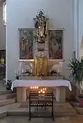 Der Marienaltar. Seitenbilder von Karl Radinger
