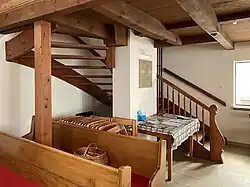 Aufgang zur Orgelempore